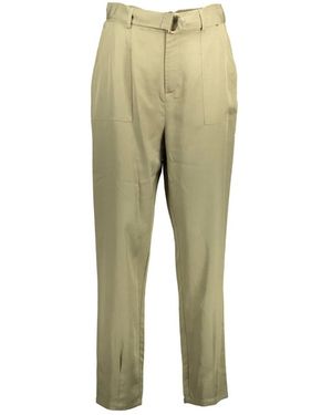 Kocca Groene Broek Met Elastische Taille