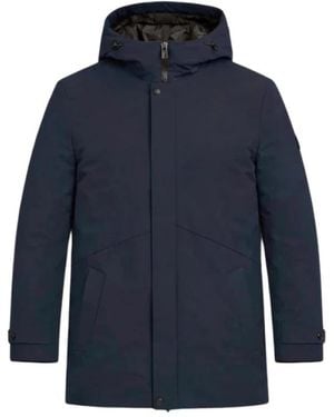 Heskimo Jassen ,Blauw ,Technische Parka Met Donsvoering