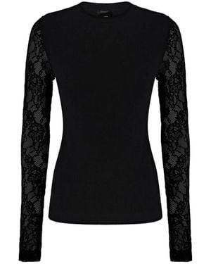 Pinko Long Sleeve Tops - Negro
