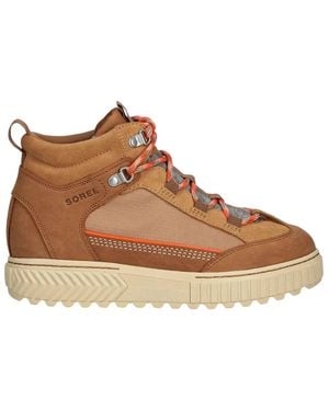 Sorel Schoenen ,Bruin ,Leer Sneakers
