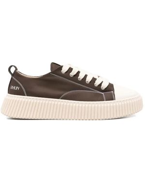 Rhun Schoenen ,Bruin ,Treble Canvas Schoenen