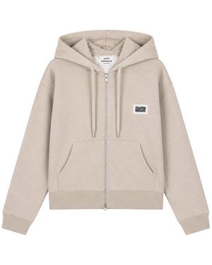 Mads Nørgaard Hoodies & Sweatvesten ,Katoen Bobo Hood Sweatshirt Standard - Naturel