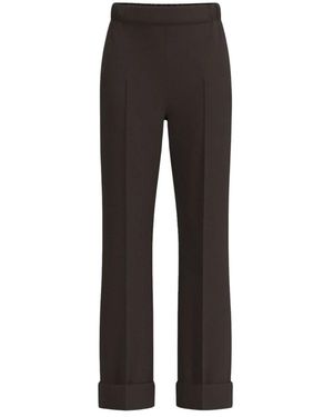 Marella Broeken ,Bruin ,Polyester Flirt Broeken - Grijs