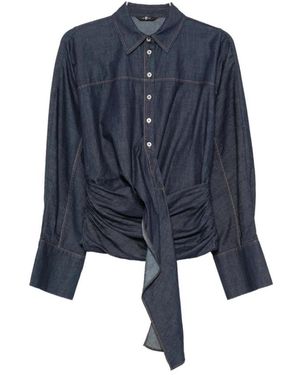 7 For All Mankind Denimhemd - Blau