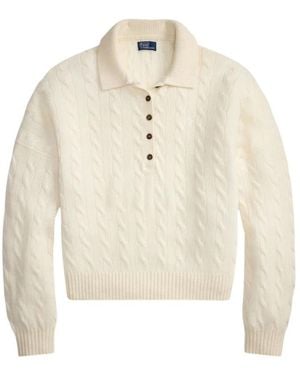Polo Ralph Lauren Round-Neck Knitwear - Blanc