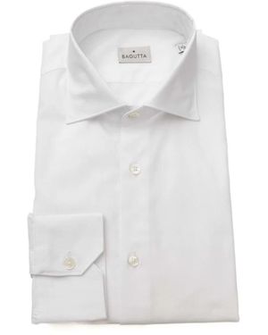 Bagutta Formal Shirts - White