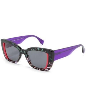 Face A Face Sunglasses - Purple
