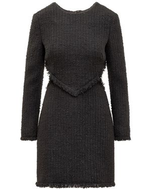 Del Core Kleedjes ,Zwart ,Ls Mini Jurk