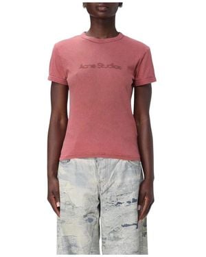Acne Studios T-Shirts - Rosso