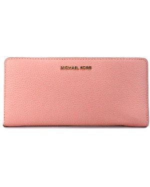 Michael Kors Portafoglio in pelle con scomparti per carte - Rosa