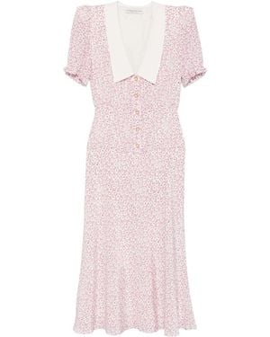 Alessandra Rich Abiti Rosa Bianco-Donna