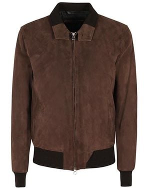 Stewart Leather Jackets - Brown