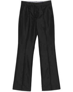 Vivetta Schwarze Hose Mit Taschen Und Knöpfen