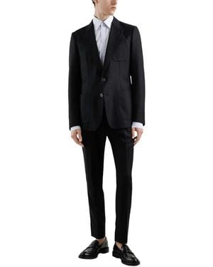 Dolce & Gabbana Kostuums ,Zwart ,Single Breasted Suits