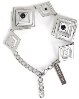 Alberta Ferretti Eleganter Armreif - Mettallic