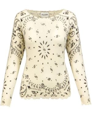 Kujten Round-Neck Knitwear - Natural