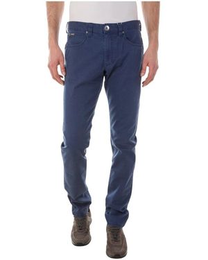 Armani Slim-Fit Trousers - Blue