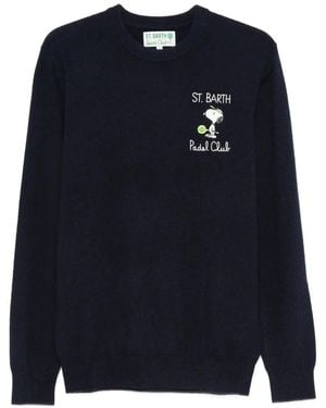 MC2 Saint Barth Round-Neck Knitwear - Blue