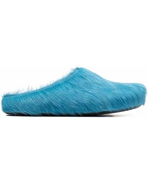 Marni Blaue bequeme clogs