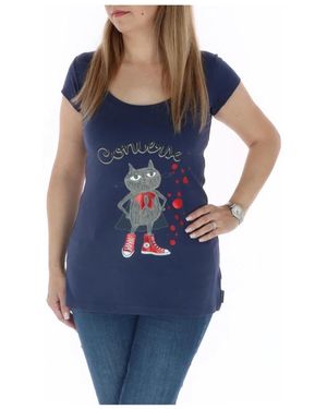 Converse T-Shirts - Blu