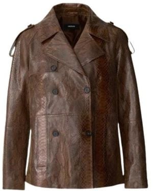 Mackage Leather Jackets - Brown