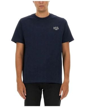 A.P.C. T-Shirts - Azul
