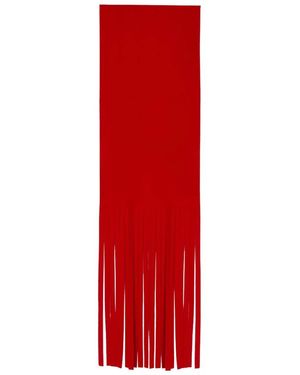 Sportmax Accessoires ,Rood ,Wol Avocado Sjaal
