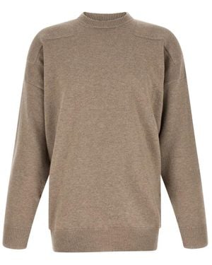 Jil Sander Round-Neck Knitwear - Marron
