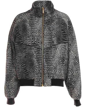 Roberto Cavalli Bomber Jackets - Gris