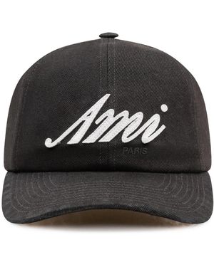 Ami Paris Caps - Black