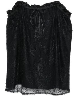 THE NINA STUDIO Spaghetti Top - Zwart