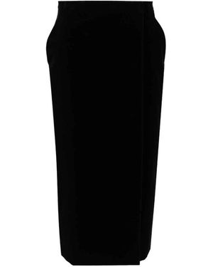 Saint Laurent Midi Skirts - Negro