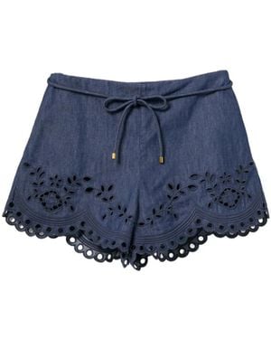 Zimmermann Short Shorts - Blue