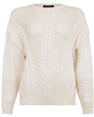 Moorer Sadie Sweater - Wit