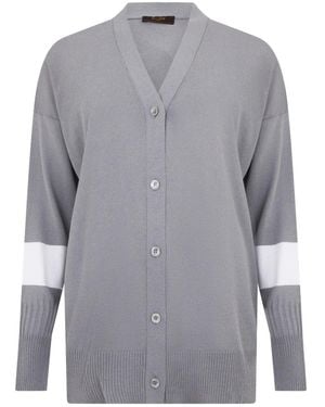 Moorer Crisalide Cardigan - Grau