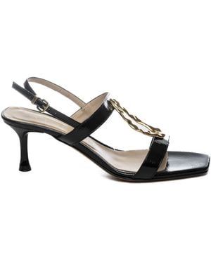 Albano High Heel Sandals - Metallic