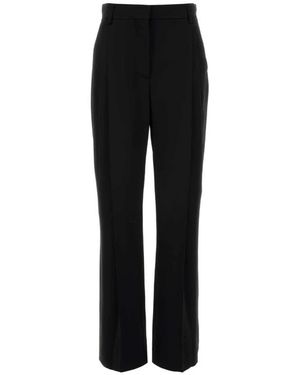 Stella McCartney Broeken ,Zwart ,Satijn Satin Pant