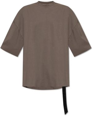 Rick Owens T-shirt tommy - Grau