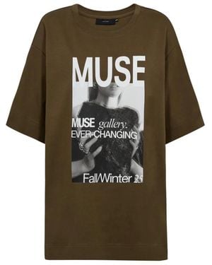 Copenhagen Muse T-Shirts - Brown
