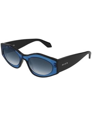 Alaïa Cat-Eye-Sonnenbrille - Blau