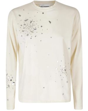Des Phemmes Tops ,Long Sleeve T-Shirt - Wit