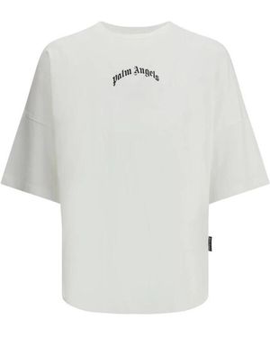 Palm Angels T-Shirts - Blanc