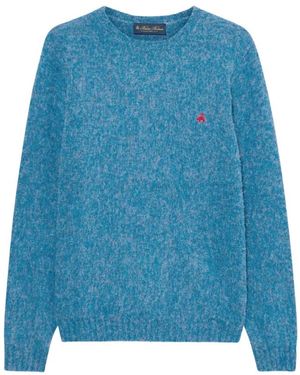 Brooks Brothers Round-Neck Knitwear - Blue