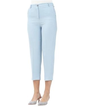 ViCOLO Cropped Trousers - Blu