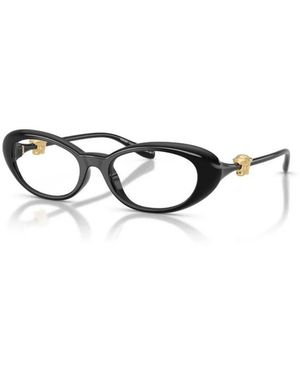 Versace Ve3381U Oval Glasses - Zwart