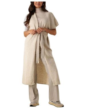 Jansen Amsterdam Elegantes Midi-Kleid Anais - Natur