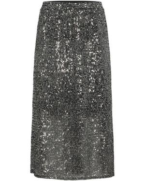 Kaffe Midi Skirts - Gris