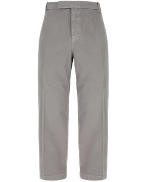 Thom Browne Straight Trousers - Grey