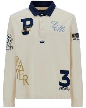 La Martina Heritage Polo Multigraphic - Wit