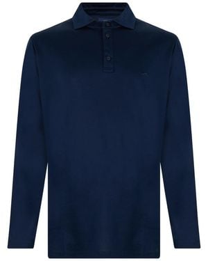 Paul & Shark Lange Mouwen Polo - Blauw